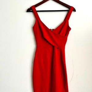 Armani Exchange Red mini dress